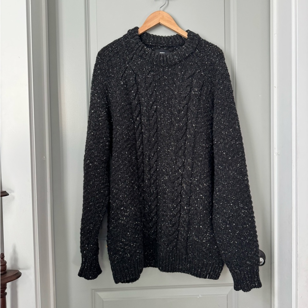 Finisterre Cabet Heavyweight Wool CableKnit Jumper/ fisherman’s Sweater - Picture 9 of 10